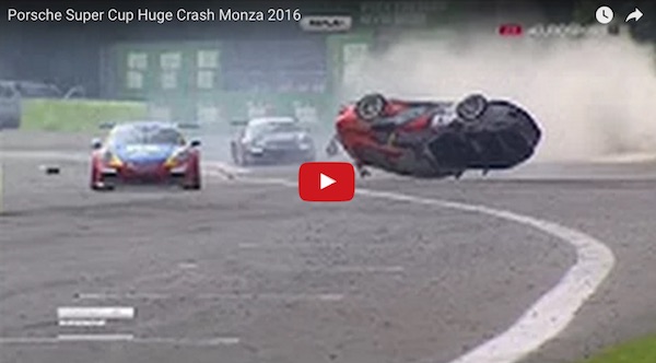 Monza crash video