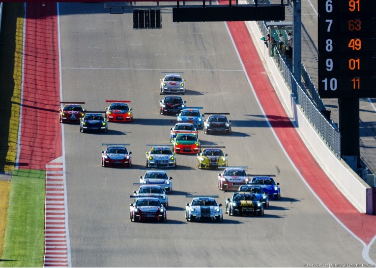 starting first on the grid