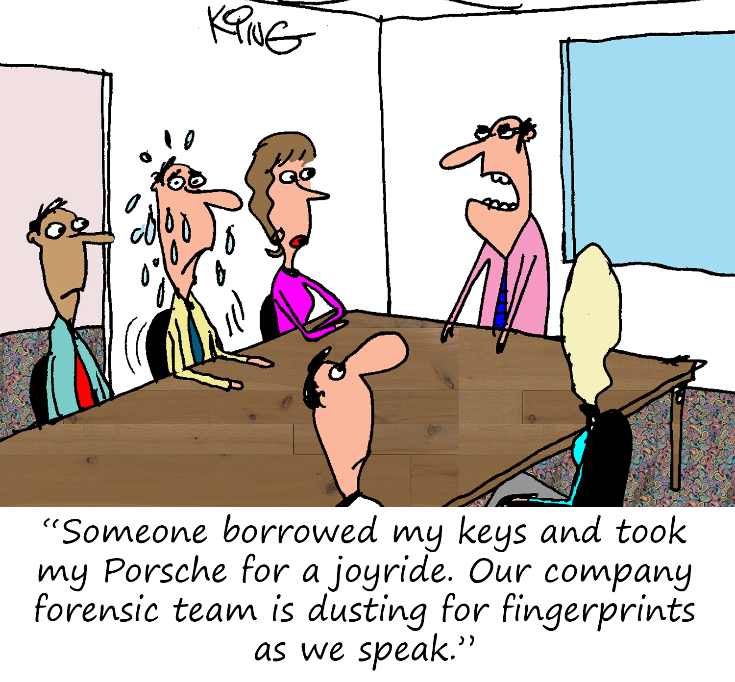 Porsche Cartoon