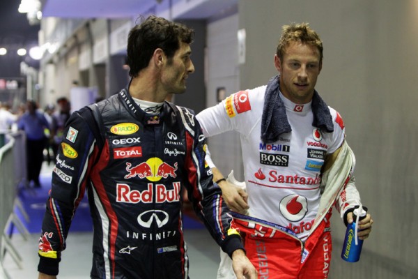 mark Webber and Jenson Button