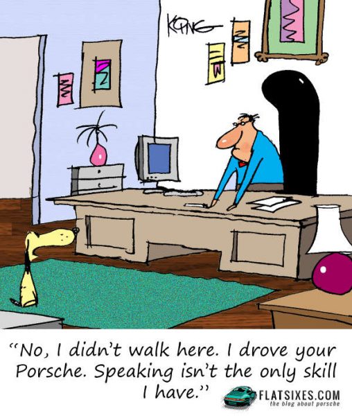 PORSCHE CARTOON ENTITLEMENT