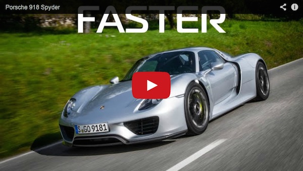 Porsche 918 reckless driving video