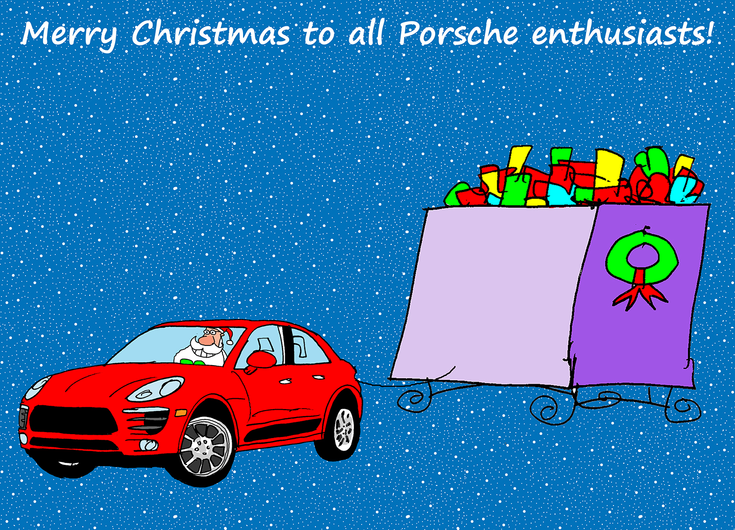 Porsche Cartoon