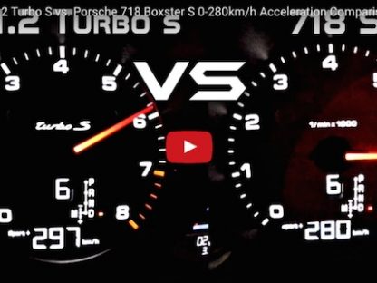 991 TURBO S VS 718 BOXSTER S