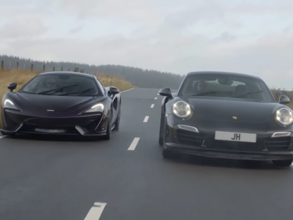 Mclaren 570GT vs 991.1 TurboS 