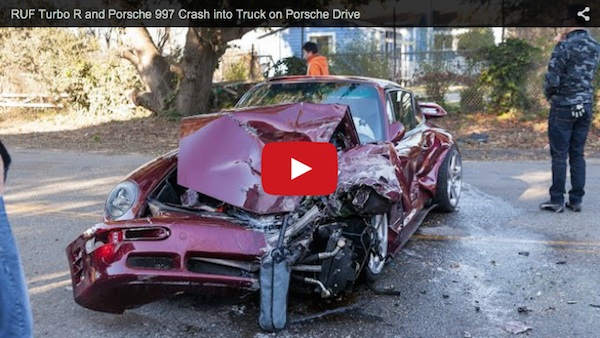 Porsche 993 Turbo R crashed