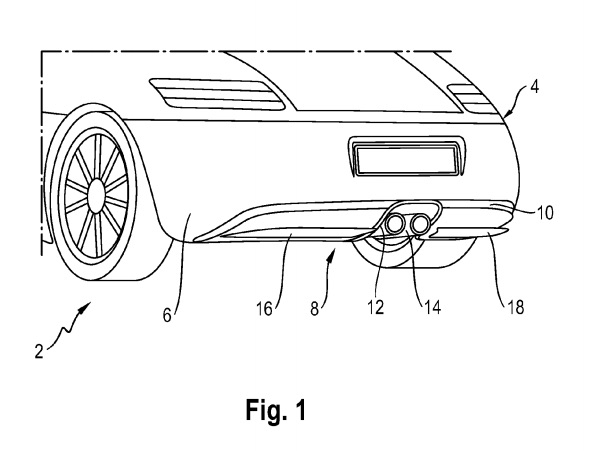 PORSCHE ACTIVE REAR DIFFUSER