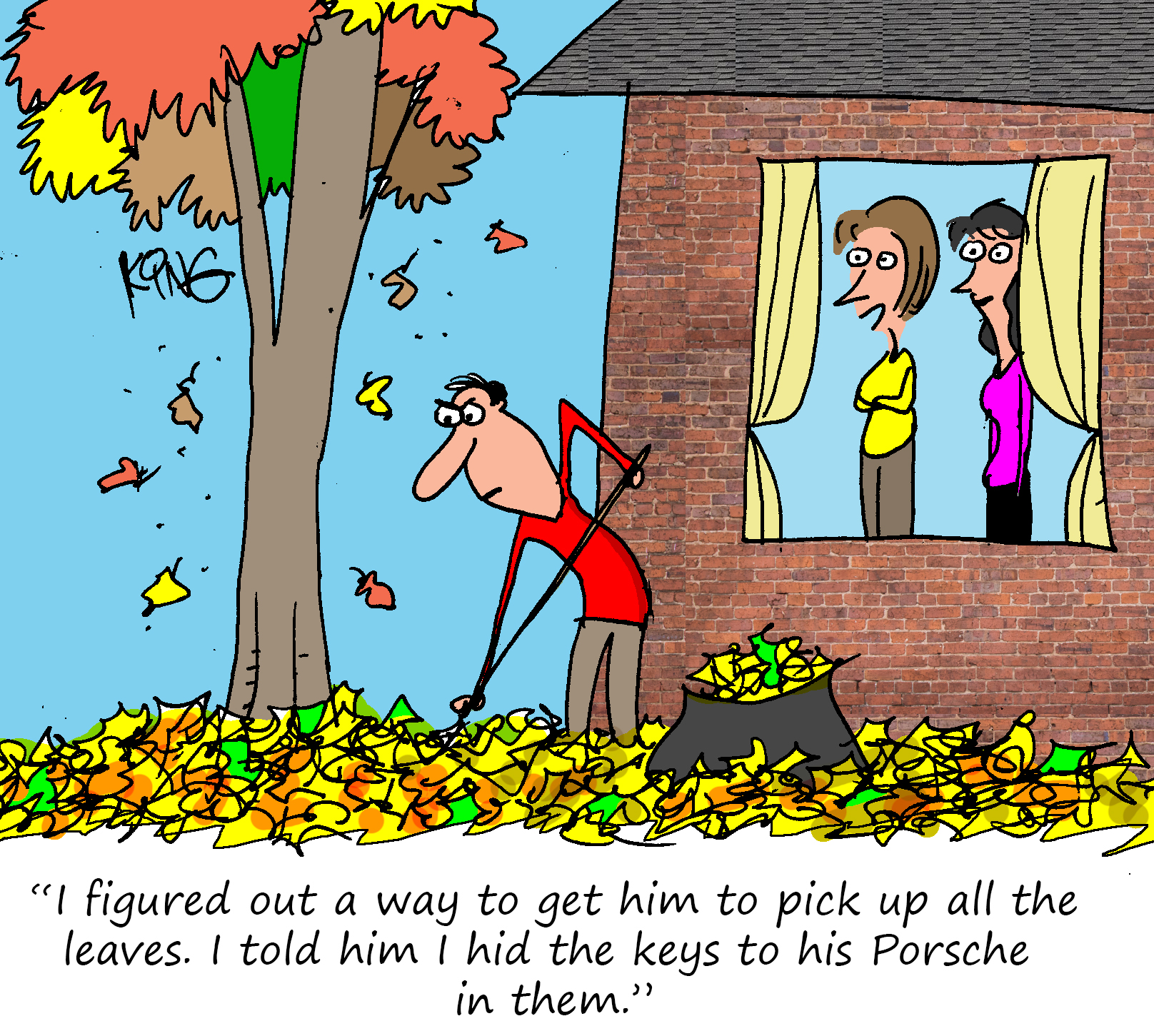 Porsche Cartoon