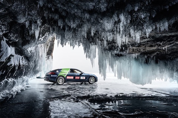 Panamera in icicles