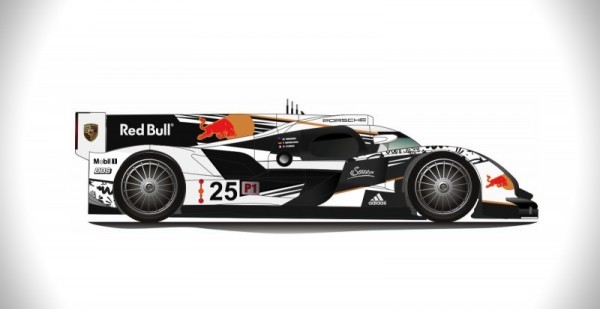 Porsche red bull livery lmp1