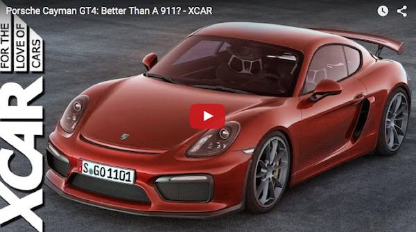 porsche cayman gt4 xcar video