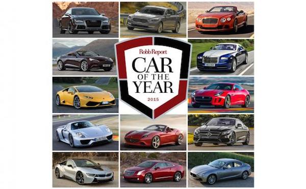 Robb Report 2015 Car Of The Year Award