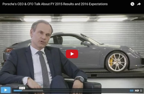 Porsche CEO Oliver Blume 