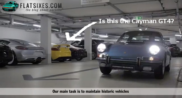 Porsche Cayman GT4 revealed in video