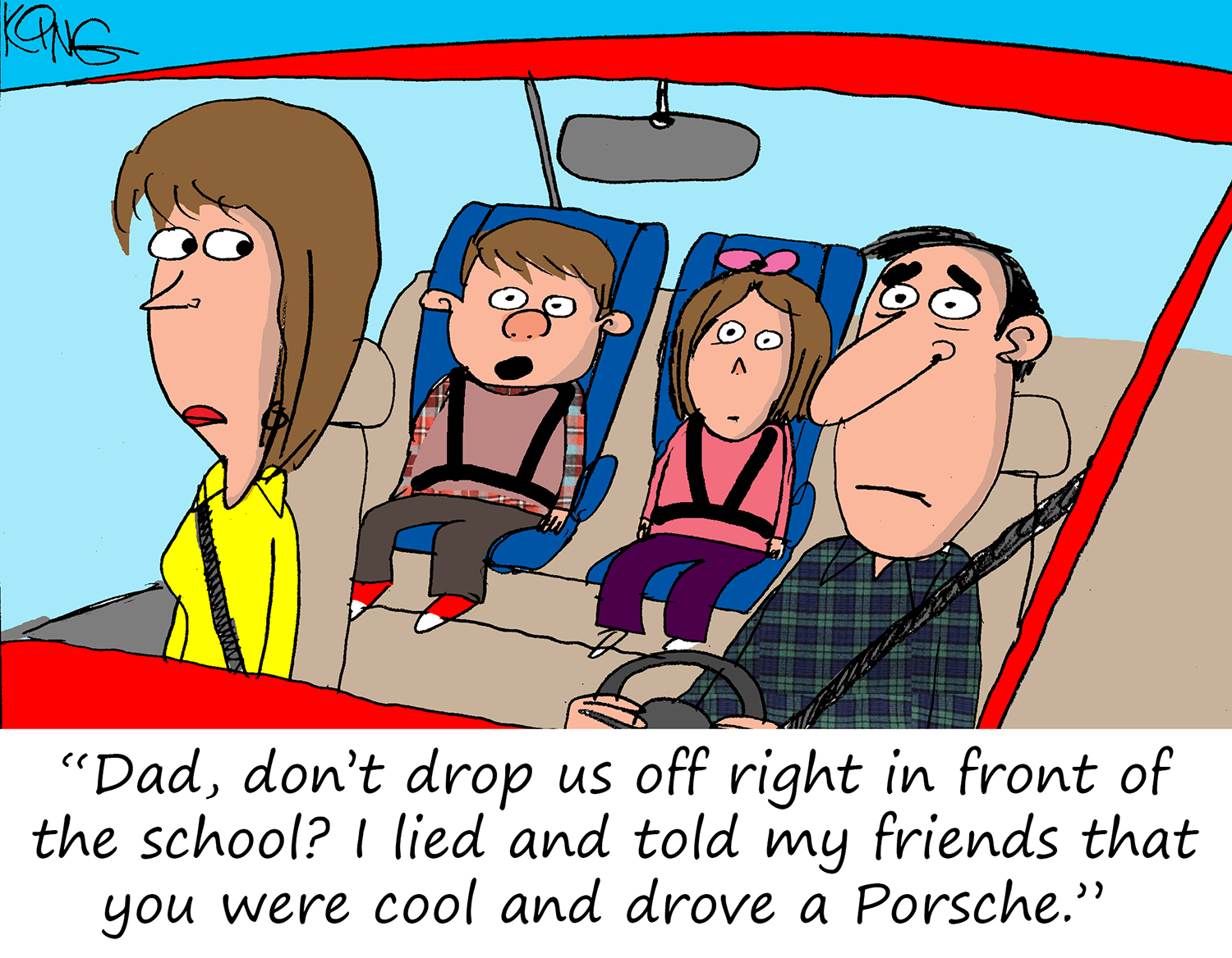 Porsche Cartoon