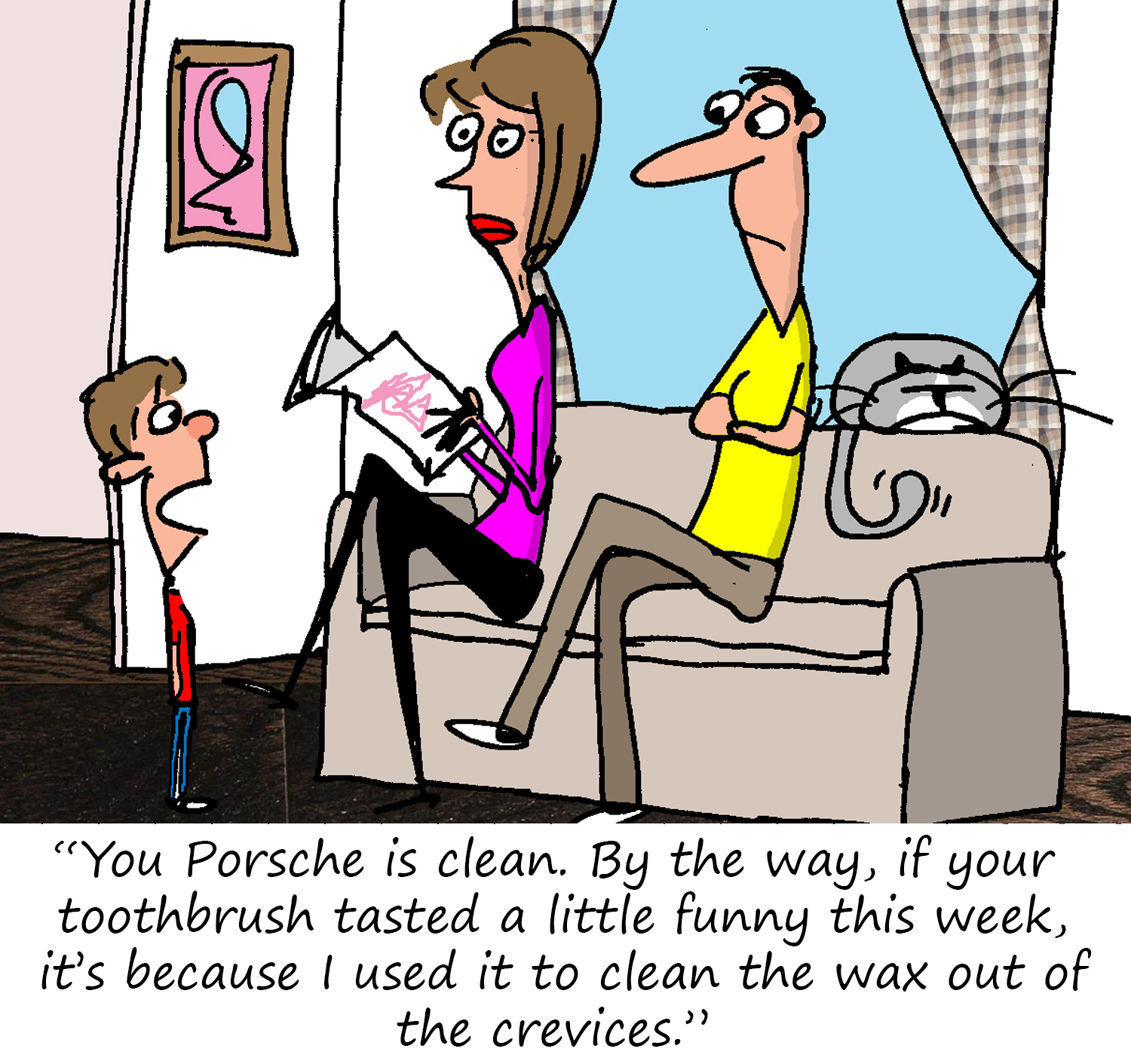 Porsche Cartoon