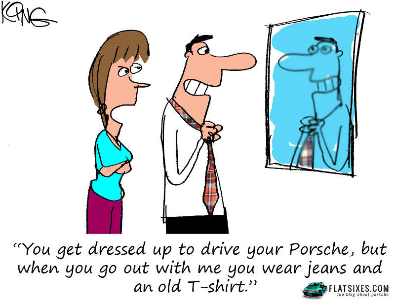 PORSCHE CARTOON