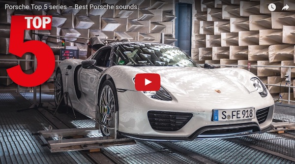 TOP 5 PORSCHE SOUNDS VIDEO