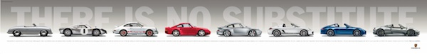 Porsche There Is No Substitute Poster