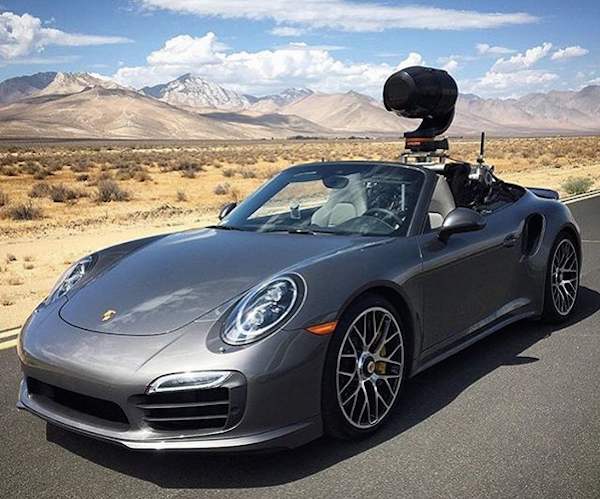 porsche 911 Turbo S camera car