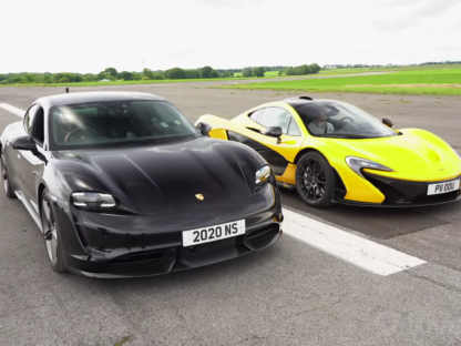 McLaren P1 vs Porsche Taycan Turbo S