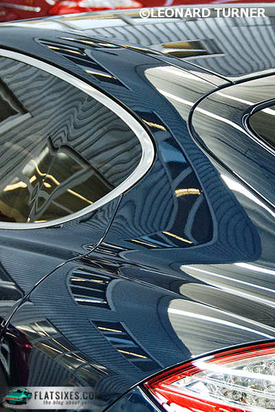 Panamera under shed
