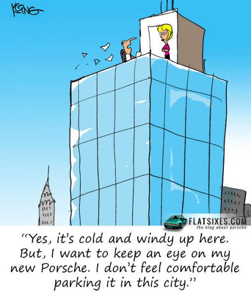 PORSCHE CARTOON spring