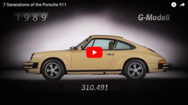 generations of the 911