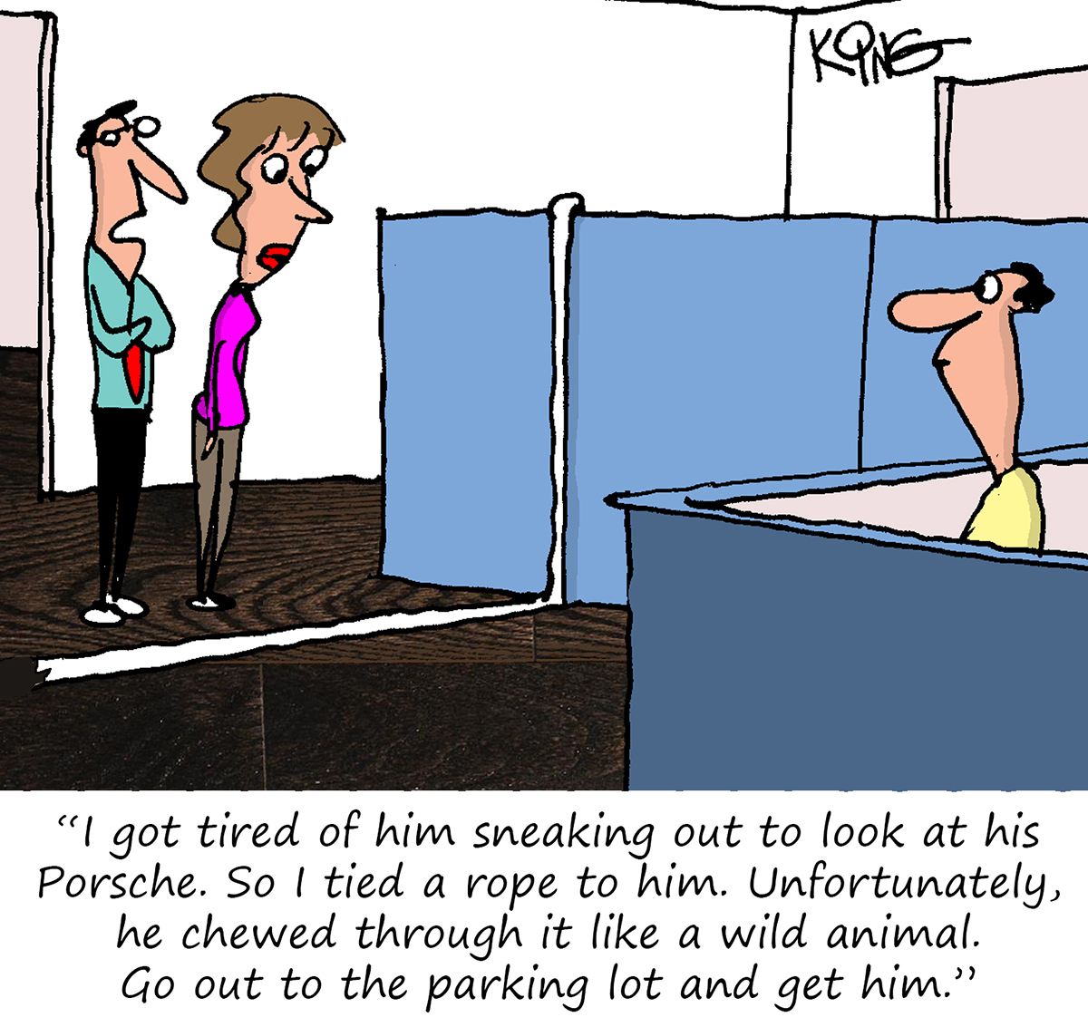 Porsche Cartoon