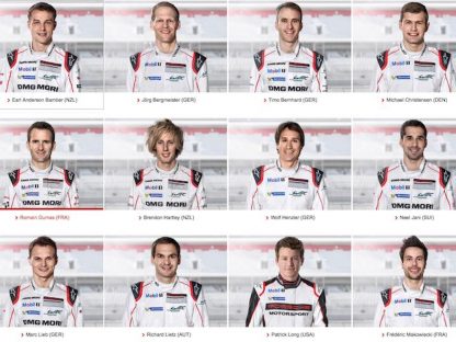 2018 Porsche Factory Drivers