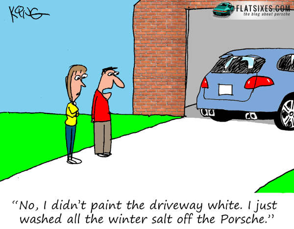 PORSCHE CARTOON spring