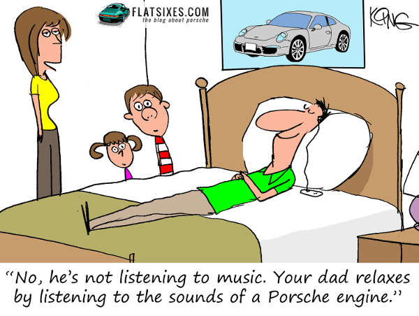 PORSCHE CARTOON ENGINE SOUNDS