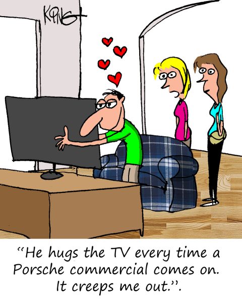 Porsche cartoon 99