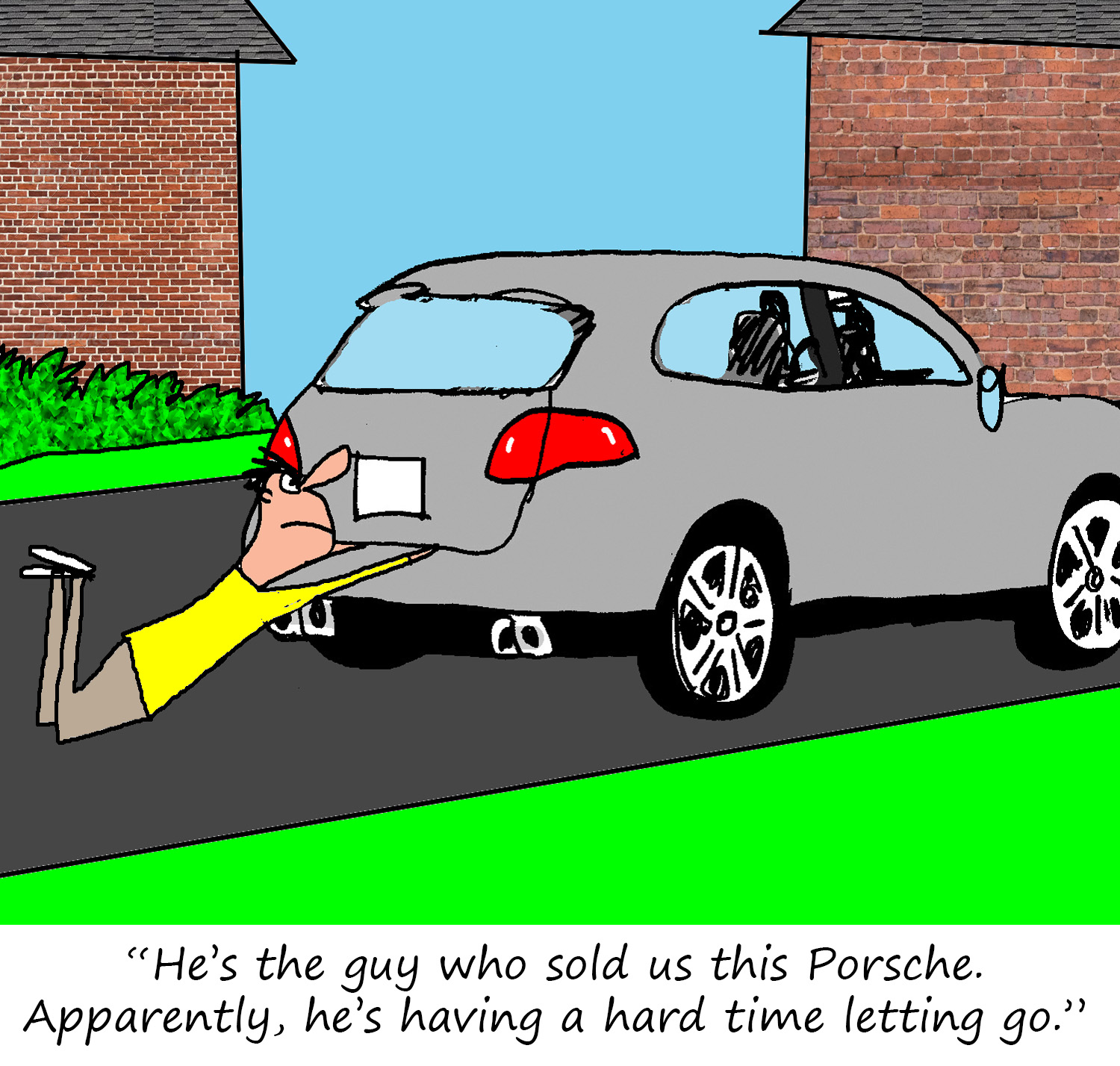Porsche Cartoon