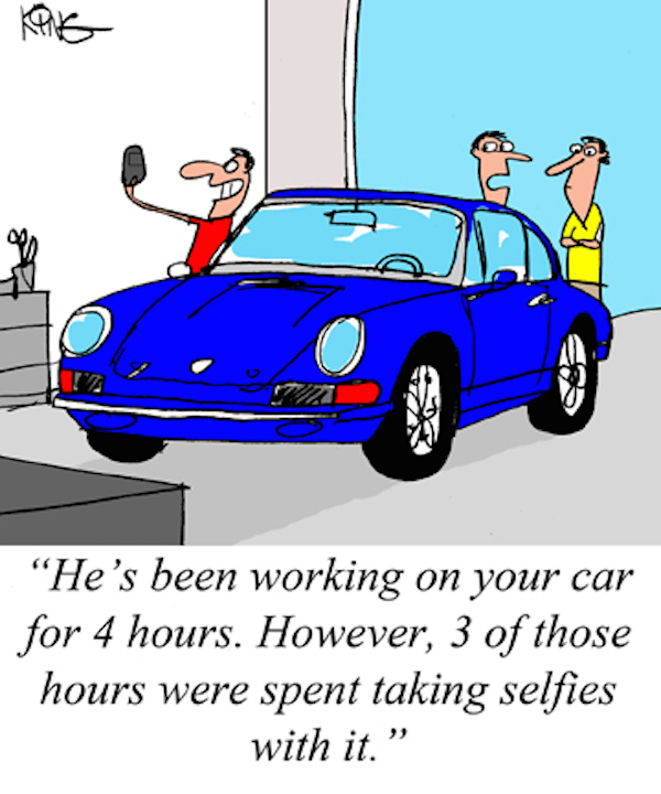 Porsche Cartoon