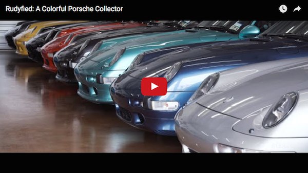 rudy Mancinas colorful porsche collection