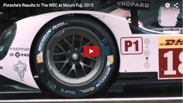 Porsches WEC Fuji results 2015