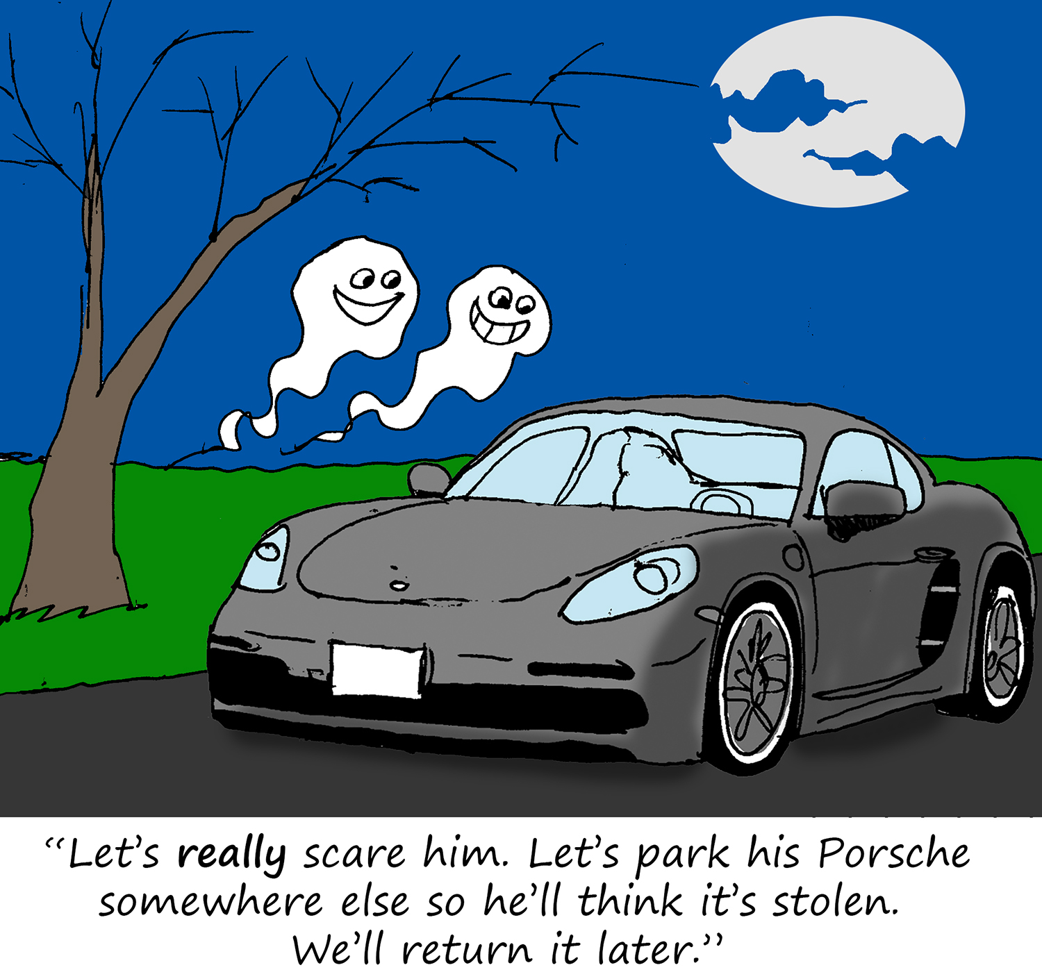 Porsche Cartoon