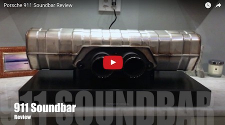 Porsche 911 soundbar. 