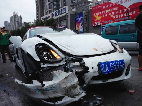 china boxster crash