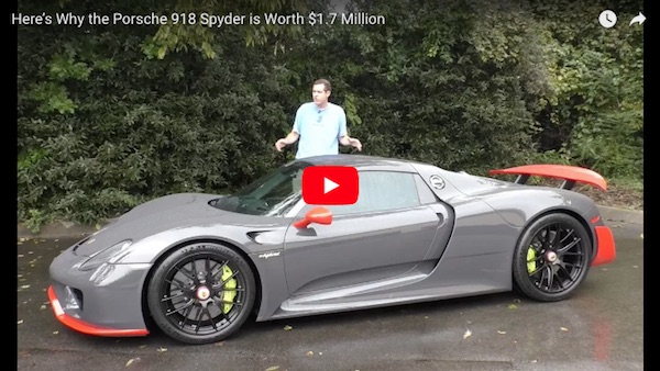 Porsche 918 spyder pricing