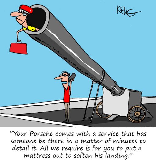 Porsche Cartoon