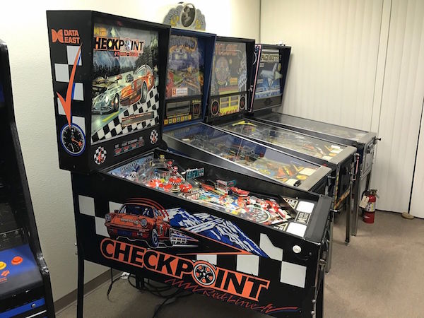 Porsche Checkpoint pinballs