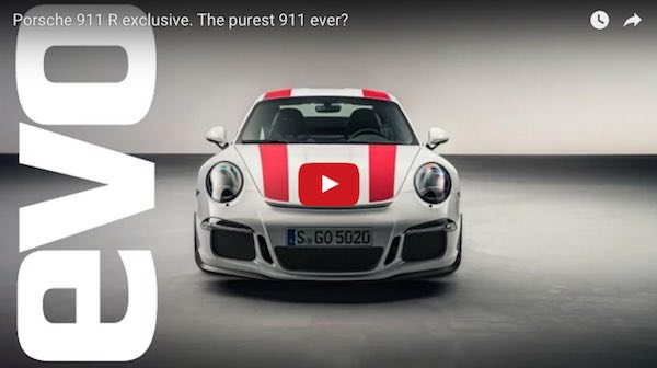 Porsche 911 R technical Specs