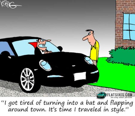 Porsche Cartoon deferred maintenanc