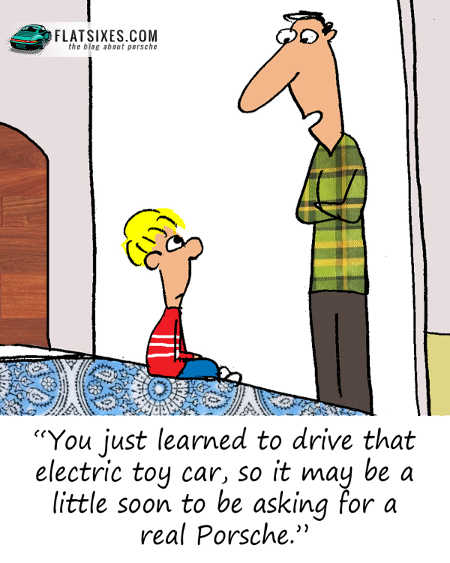 Porsche Cartoon 86