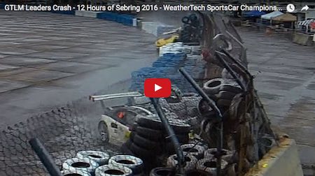 sebring Porsche Corvette crash