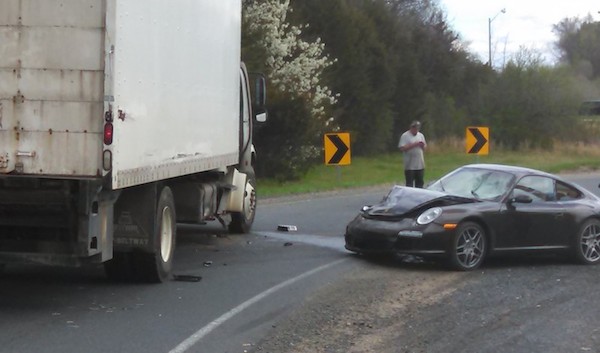 Road Rage Porsche accident