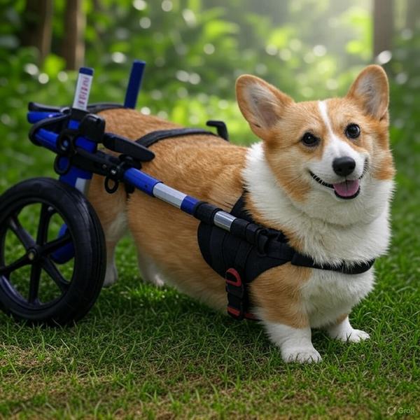 Corgi In A Cart
