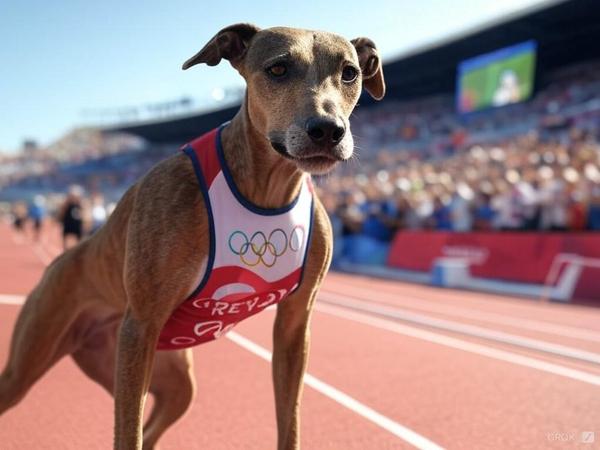 Canine Olympic Athlete